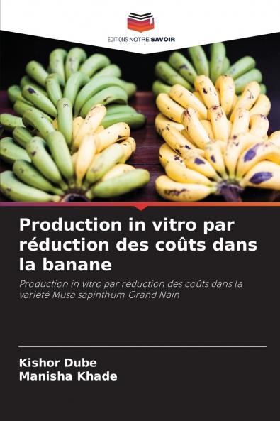 Production in vitro par réduction des coûts dans la banane