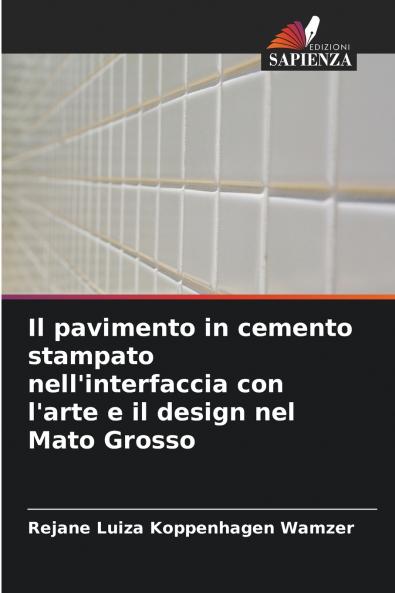 Il pavimento in cemento stampato nell'interfaccia con l'arte e il design nel Mato Grosso