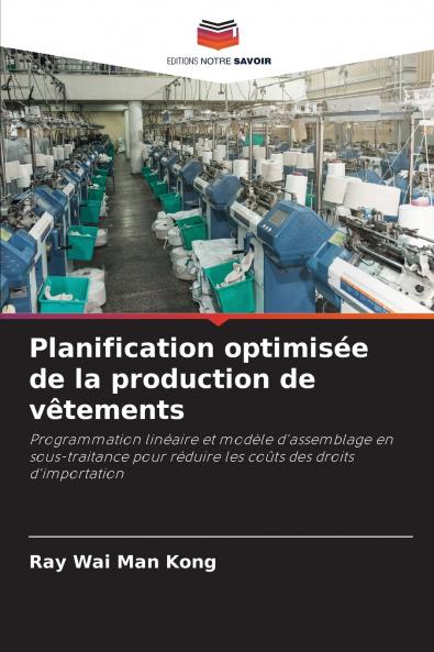 Planification optimisée de la production de vêtements