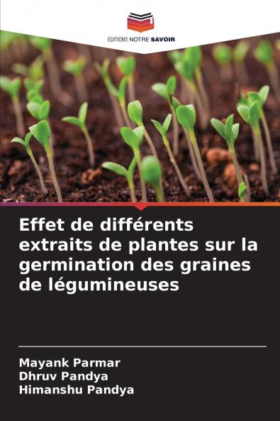 Effet de différents extraits de plantes sur la germination des graines de légumineuses