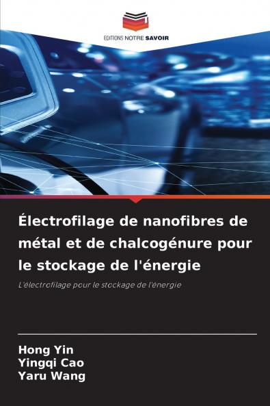 Électrofilage de nanofibres de métal et de chalcogénure pour le stockage de l'énergie