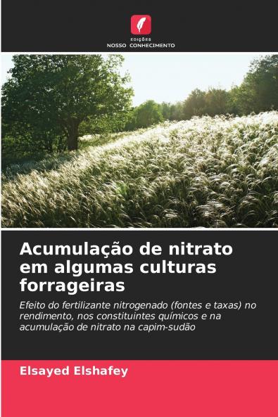 Acumulação de nitrato em algumas culturas forrageiras