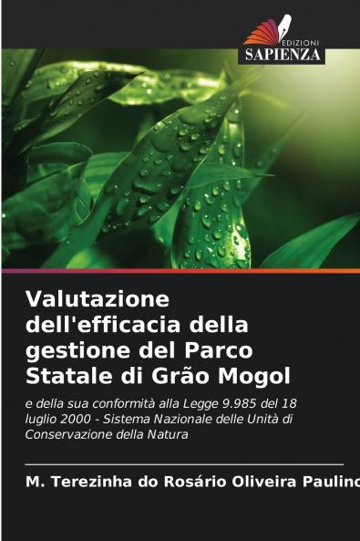 Valutazione dell'efficacia della gestione del Parco Statale di Grão Mogol