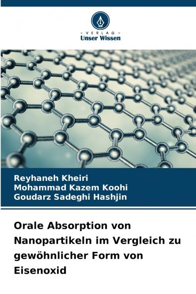 Orale Absorption von Nanopartikeln im Vergleich zu gewöhnlicher Form von Eisenoxid