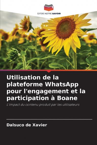 Utilisation de la plateforme WhatsApp pour l'engagement et la participation à Boane