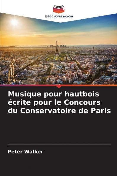Musique pour hautbois écrite pour le Concours du Conservatoire de Paris