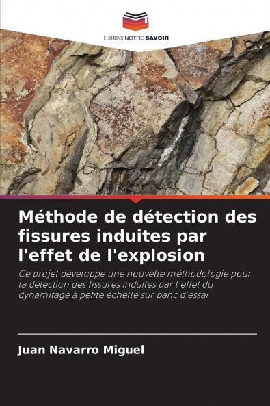 Méthode de détection des fissures induites par l'effet de l'explosion