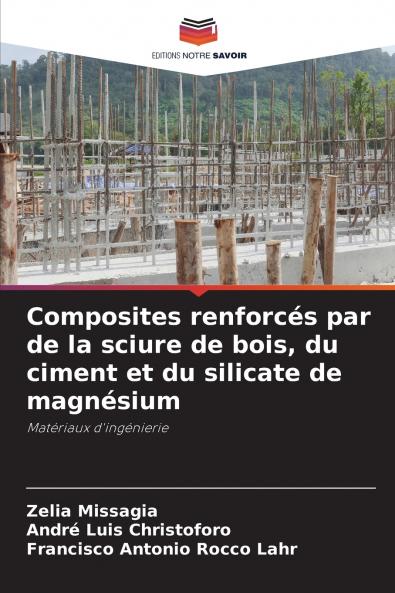 Composites renforcés par de la sciure de bois du ciment et du silicate de magnésium