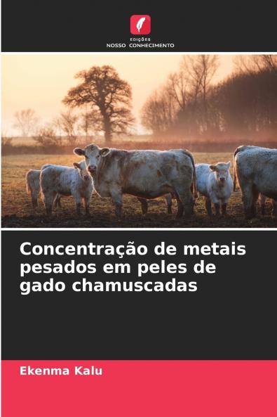 Concentração de metais pesados em peles de gado chamuscadas