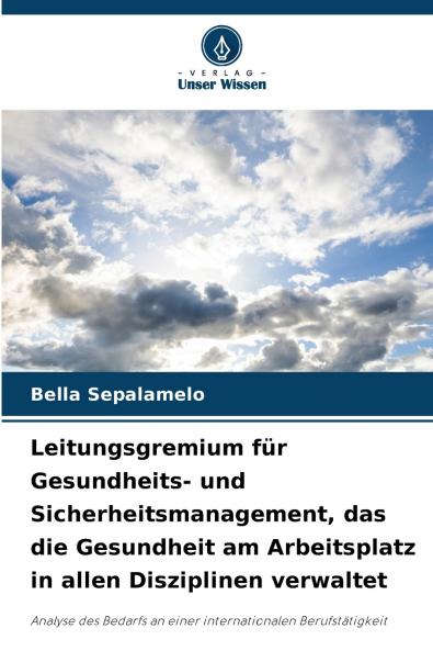 Leitungsgremium für Gesundheits- und Sicherheitsmanagement das die Gesundheit am Arbeitsplatz in allen Disziplinen verwaltet