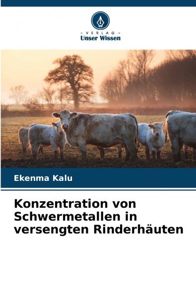 Konzentration von Schwermetallen in versengten Rinderhäuten