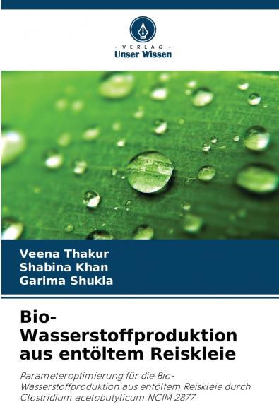 Bio-Wasserstoffproduktion aus entöltem Reiskleie