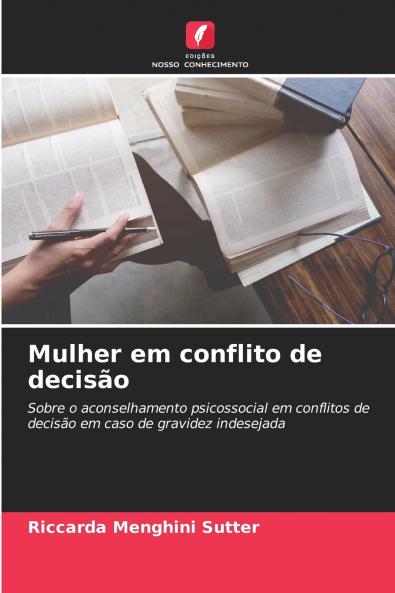 Mulher em conflito de decisão