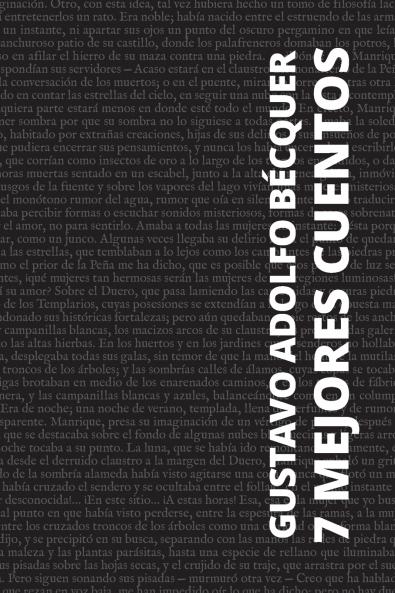 7 mejores cuentos - Gustavo Adolfo Bécquer