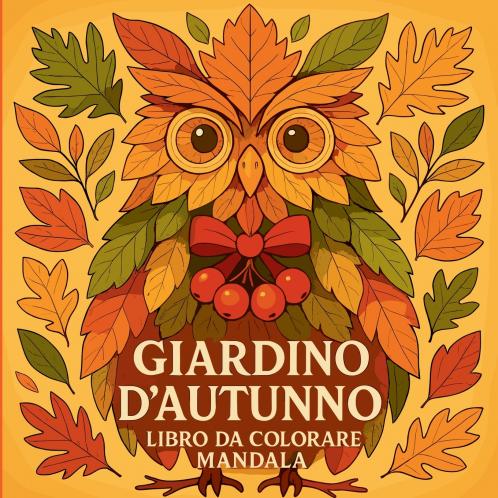 Giardino d'autunno - Libro da colorare Mandala