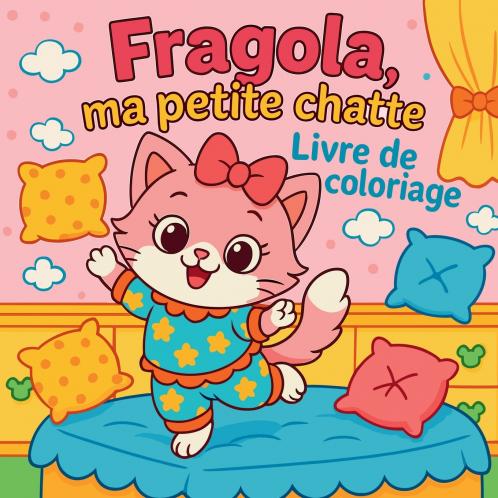 Fragola la petite chatte - Livre de coloriage