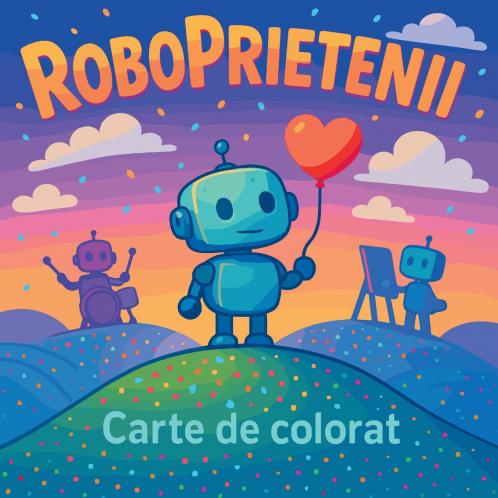 RoboPrietenii - Carte de Colorat