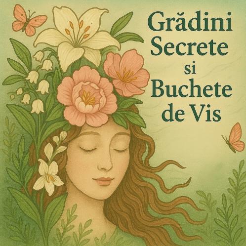 Grădini Secrete și Buchete de Vis Carte de Colorat