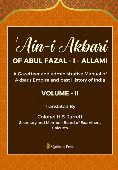 Ain - I - Akbari Of Abul Fazal - I - Allami [Vol 2]