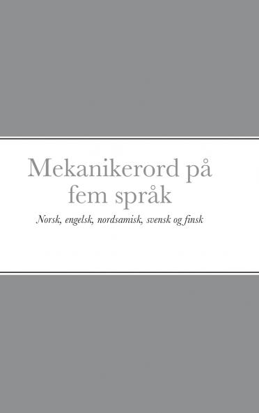 Mekanikerord på fem språk