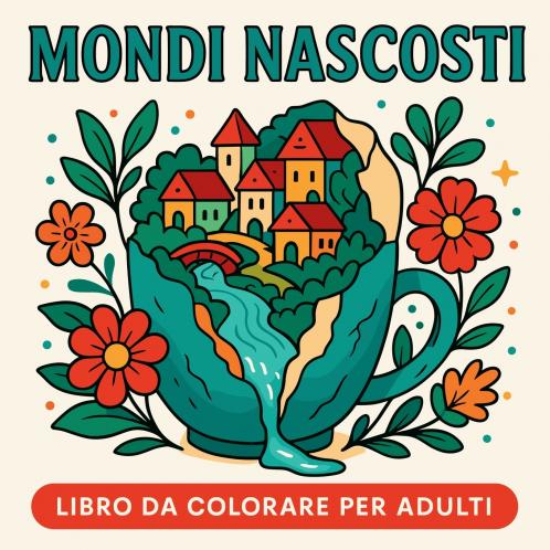 Mondi Nascosti - Libro da colorare per adulti