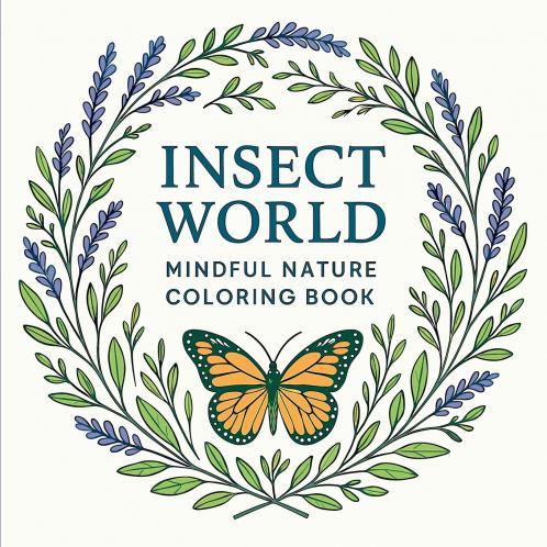 Insect World - Mindful Nature Coloring Book