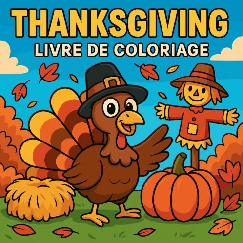 Thanksgiving - Livre de coloriage