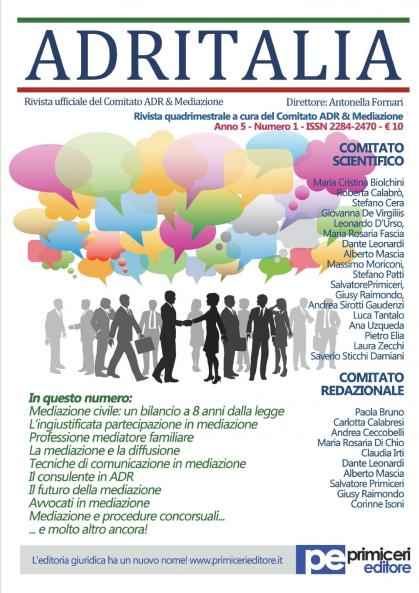 ADR Italia (Numero 1/2018)