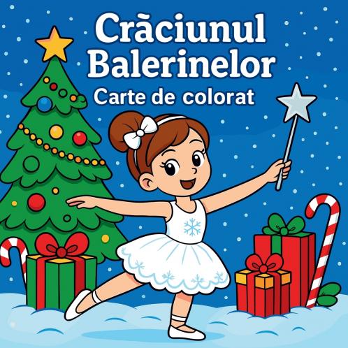 Crăciunul Balerinelor - Carte de colorat