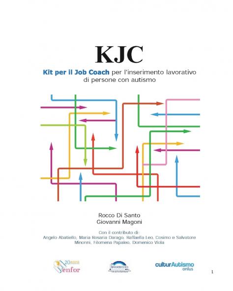 K J C  KIT JOB COACH per l'inserimento lavorativo di persone con autismo