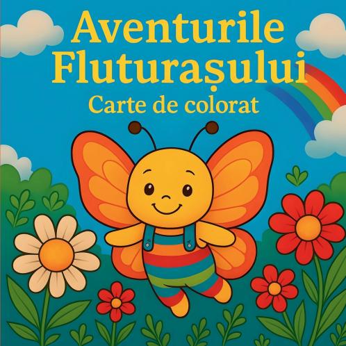 Aventurile Fluturașului - Carte de colorat