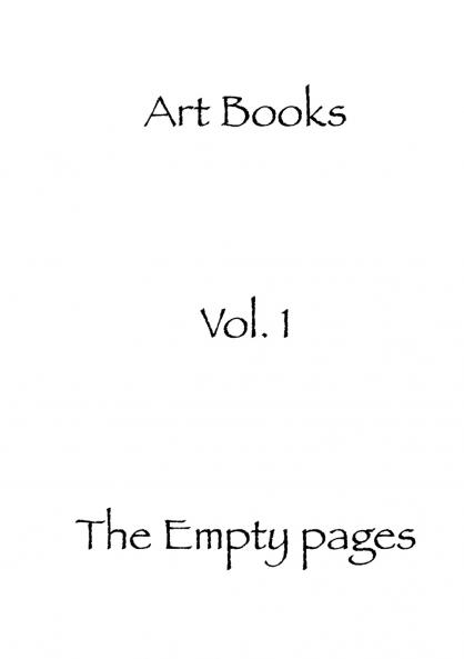 The empty pages