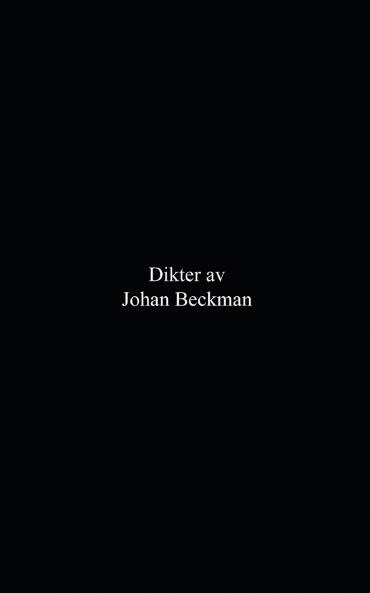 Dikter av Johan Beckman