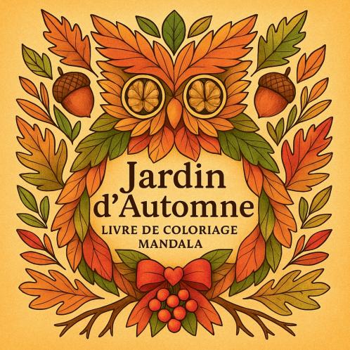 Jardin d'automne - Livre de coloriage Mandala