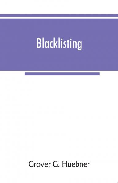 Blacklisting
