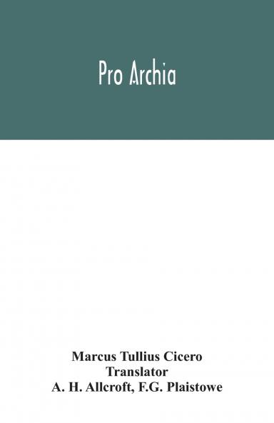 Pro Archia