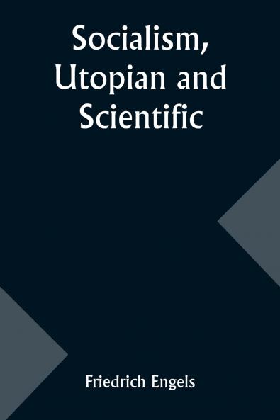 Socialism Utopian and Scientific