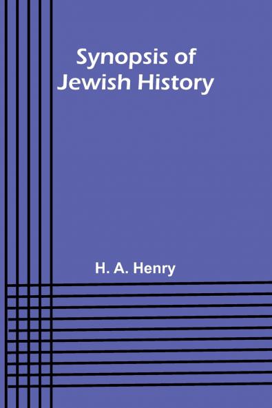 Synopsis of Jewish History