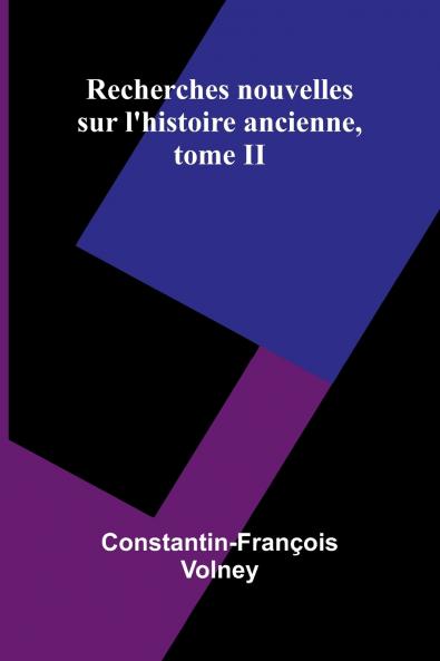 Recherches nouvelles sur l'histoire ancienne tome II