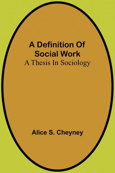 A Definition Of Social Work