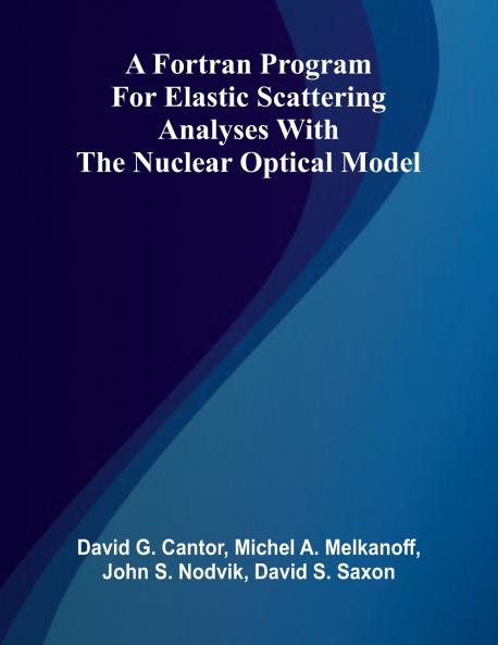 A Fortran Program for Elastic Scattering Analyses with the Nuclear Optical Model