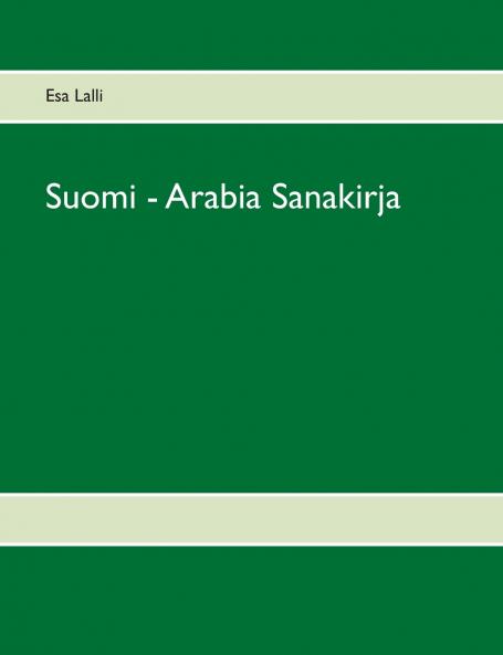 Suomi - Arabia Sanakirja