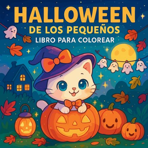 Halloween de los pequeños - Libro para colorear