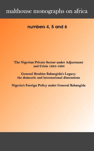 Malthouse Monographs on Africa. 4-6