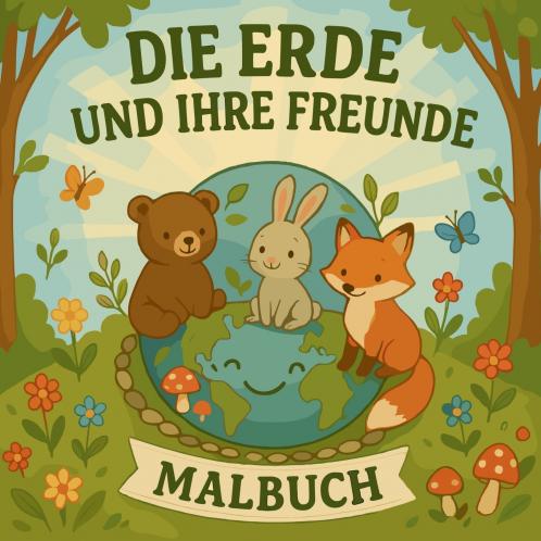 Die Erde und ihre Freunde Malbuch