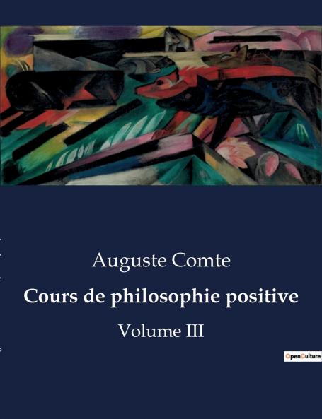 Cours de philosophie positive