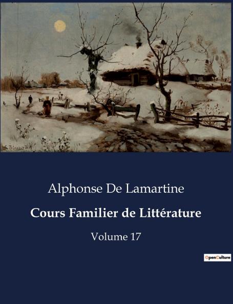 Cours Familier de Littérature