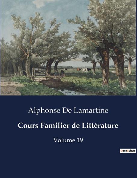 Cours Familier de Littérature