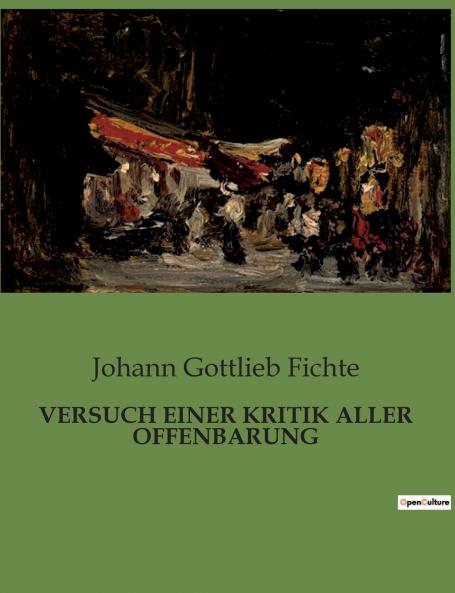 VERSUCH EINER KRITIK ALLER OFFENBARUNG