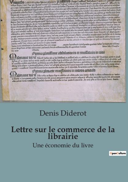 Lettre sur le commerce de la librairie